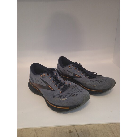 Brooks Ghost Mens Running Shoes Blue/Grey- Orange Trim- Size 12 Item# B17/035 main image 7